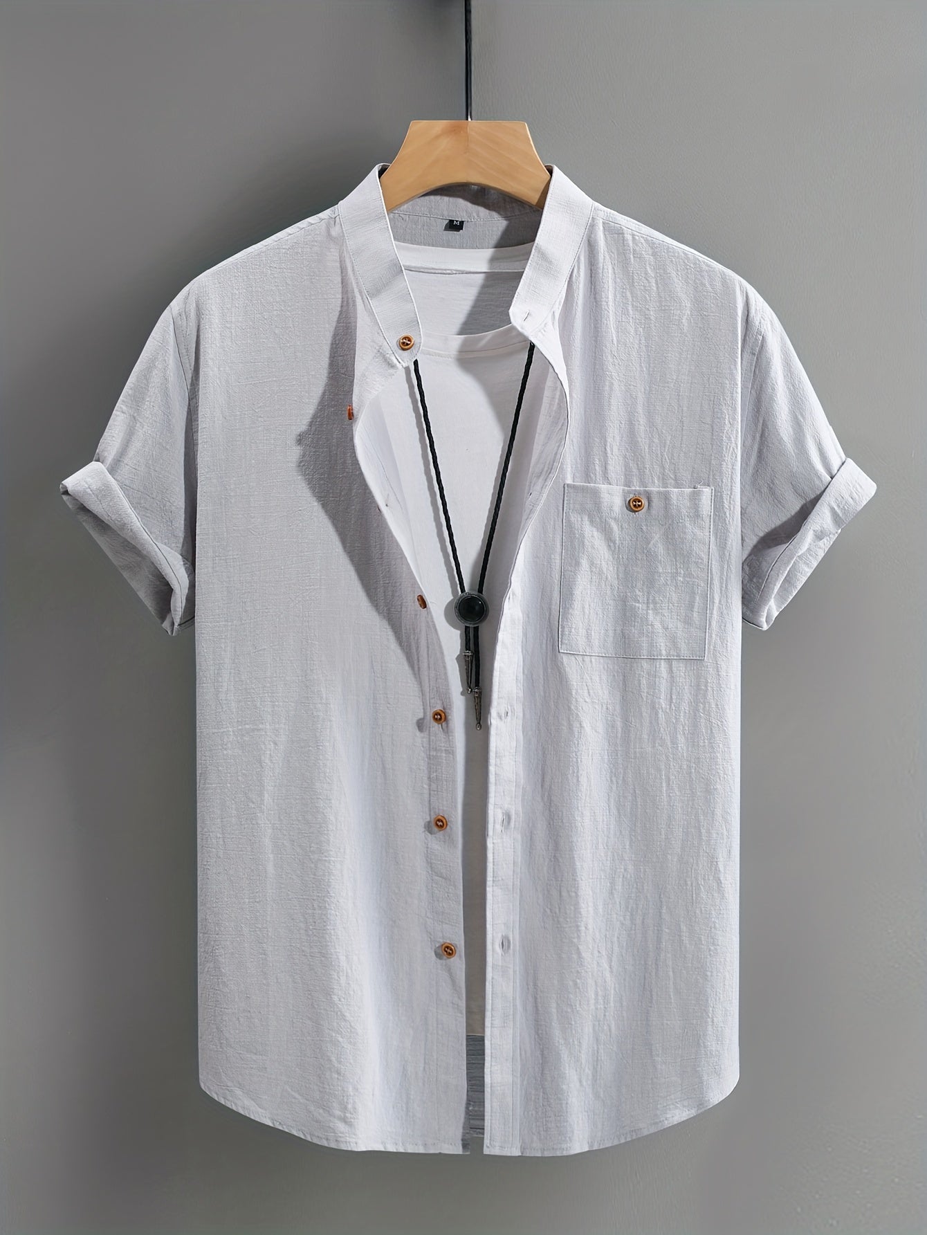 Tejada - Chemise en coton décontractée avec poche