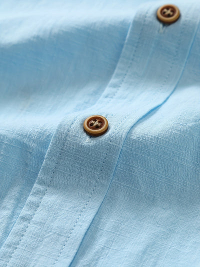Tejada - Chemise en coton décontractée avec poche