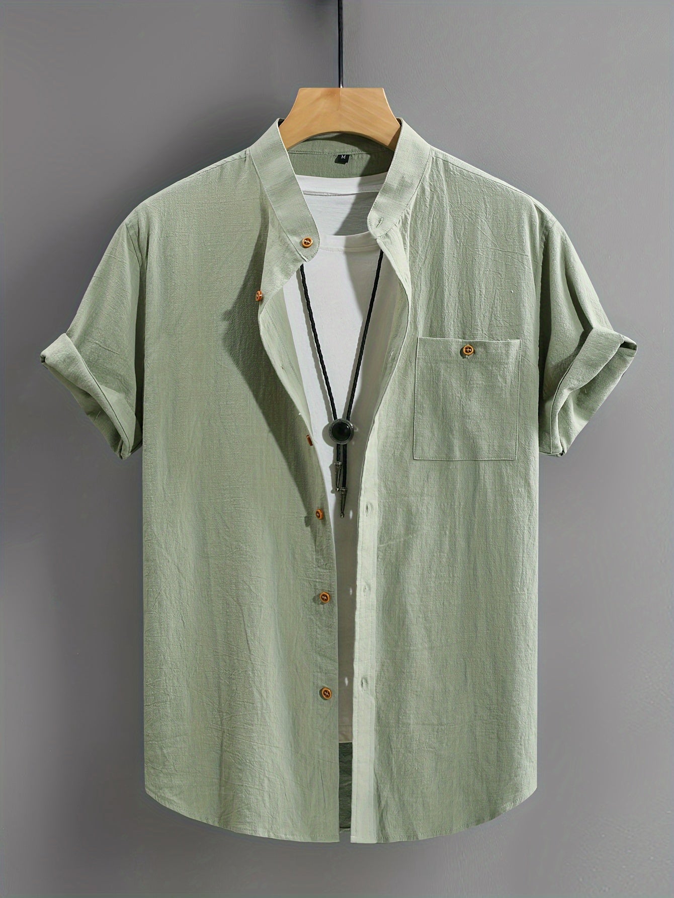 Tejada - Chemise en coton décontractée avec poche