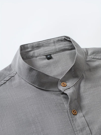Tejada - Chemise en coton décontractée avec poche