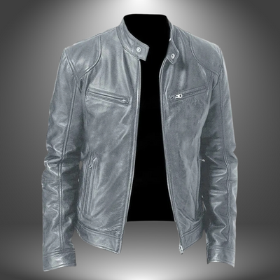 James | Veste en cuir artisanale pour hommes