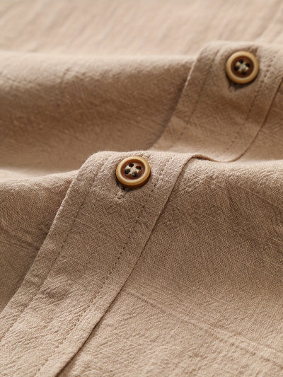 Tejada - Chemise en coton décontractée avec poche
