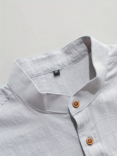 Tejada - Chemise en coton décontractée avec poche