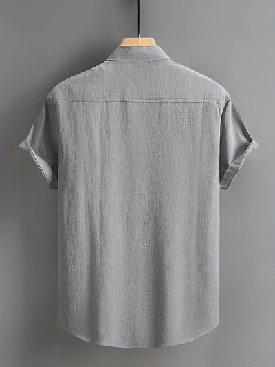 Tejada - Chemise en coton décontractée avec poche