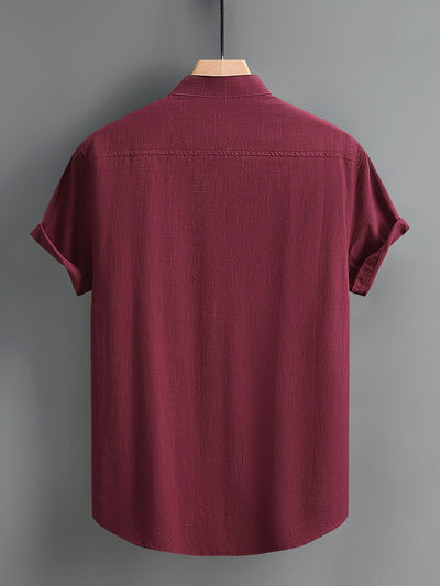 Tejada - Chemise en coton décontractée avec poche