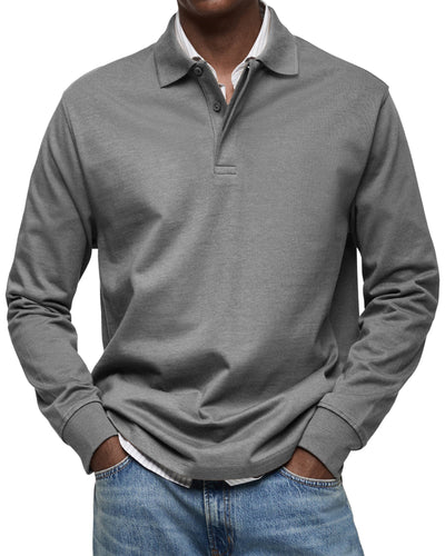 Alexandre™ | Polo décontracté à manches longues