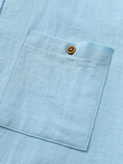 Tejada - Chemise en coton décontractée avec poche