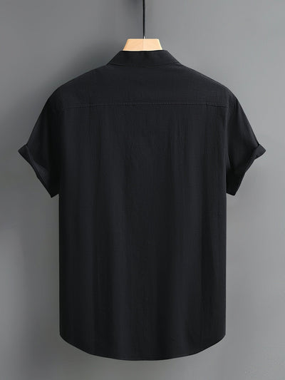 Tejada - Chemise en coton décontractée avec poche