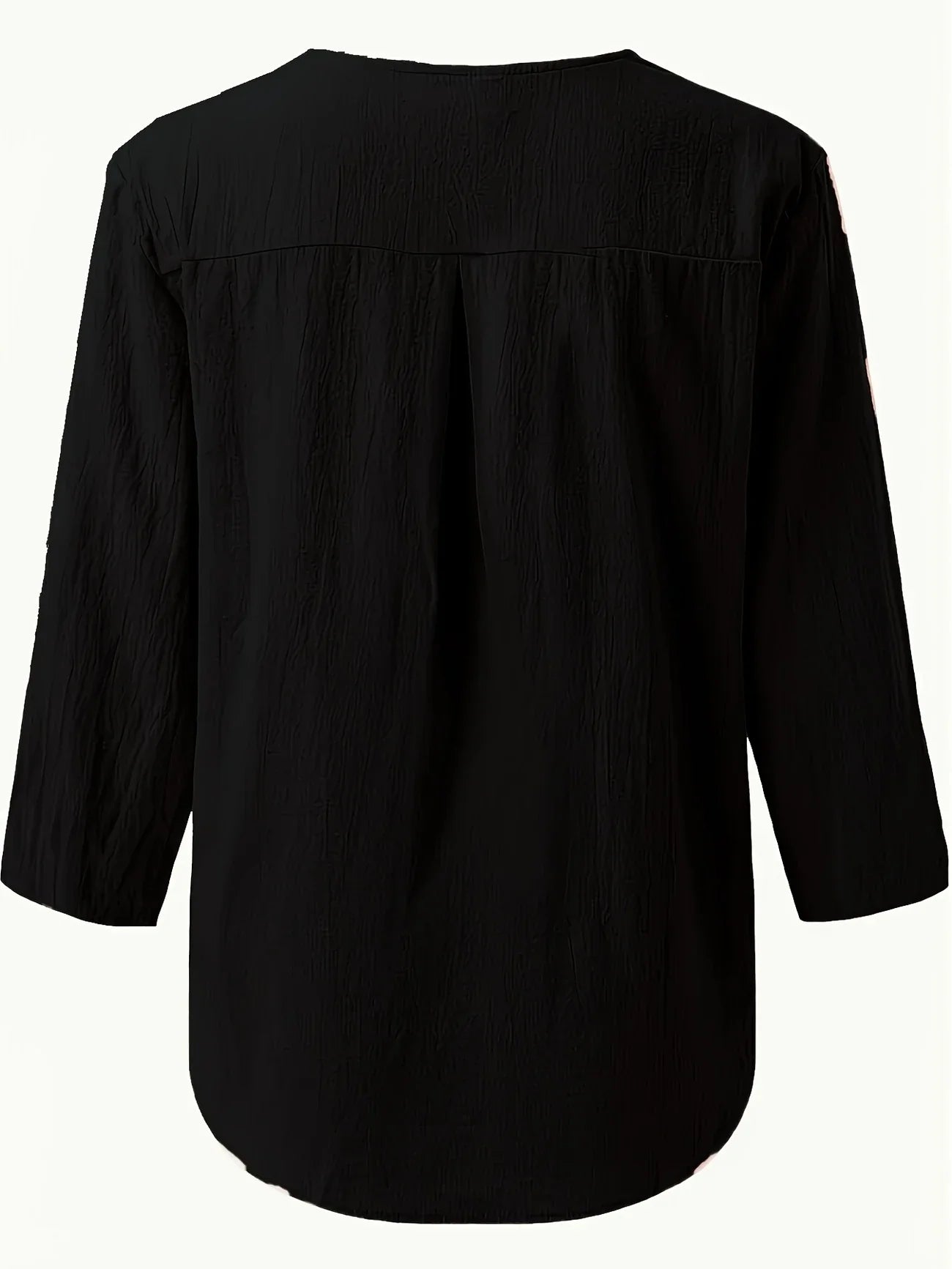 Mykaela – Chemise décontractée en coton et lin