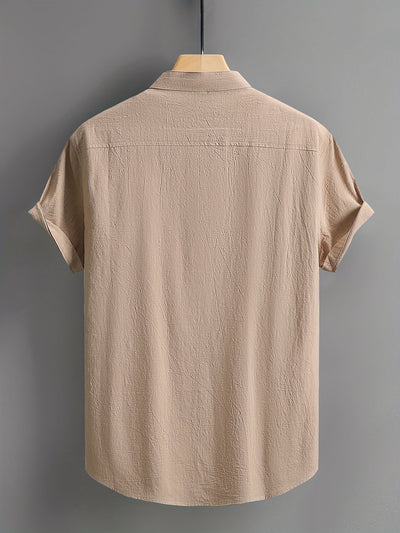 Tejada - Chemise en coton décontractée avec poche