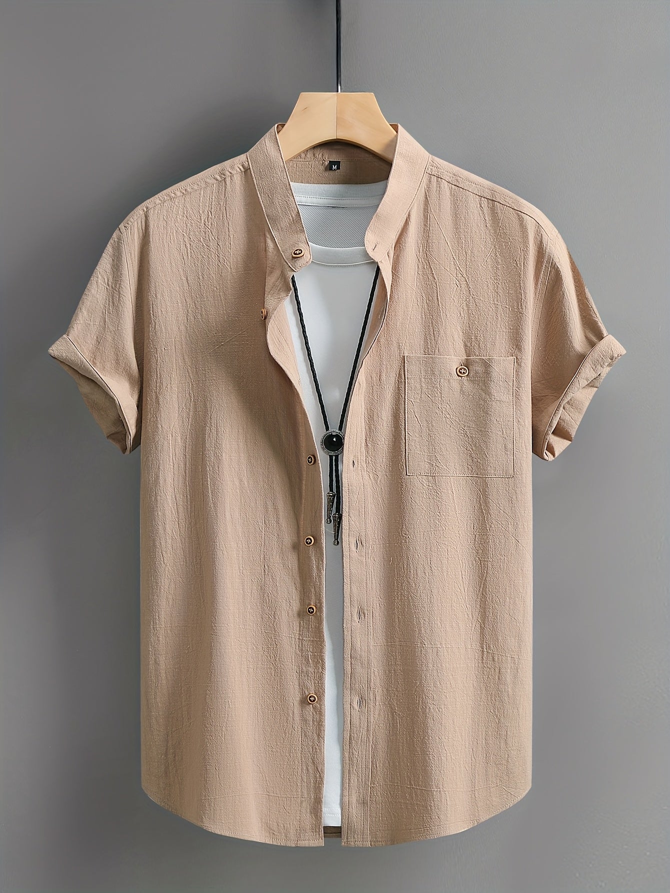 Tejada - Chemise en coton décontractée avec poche