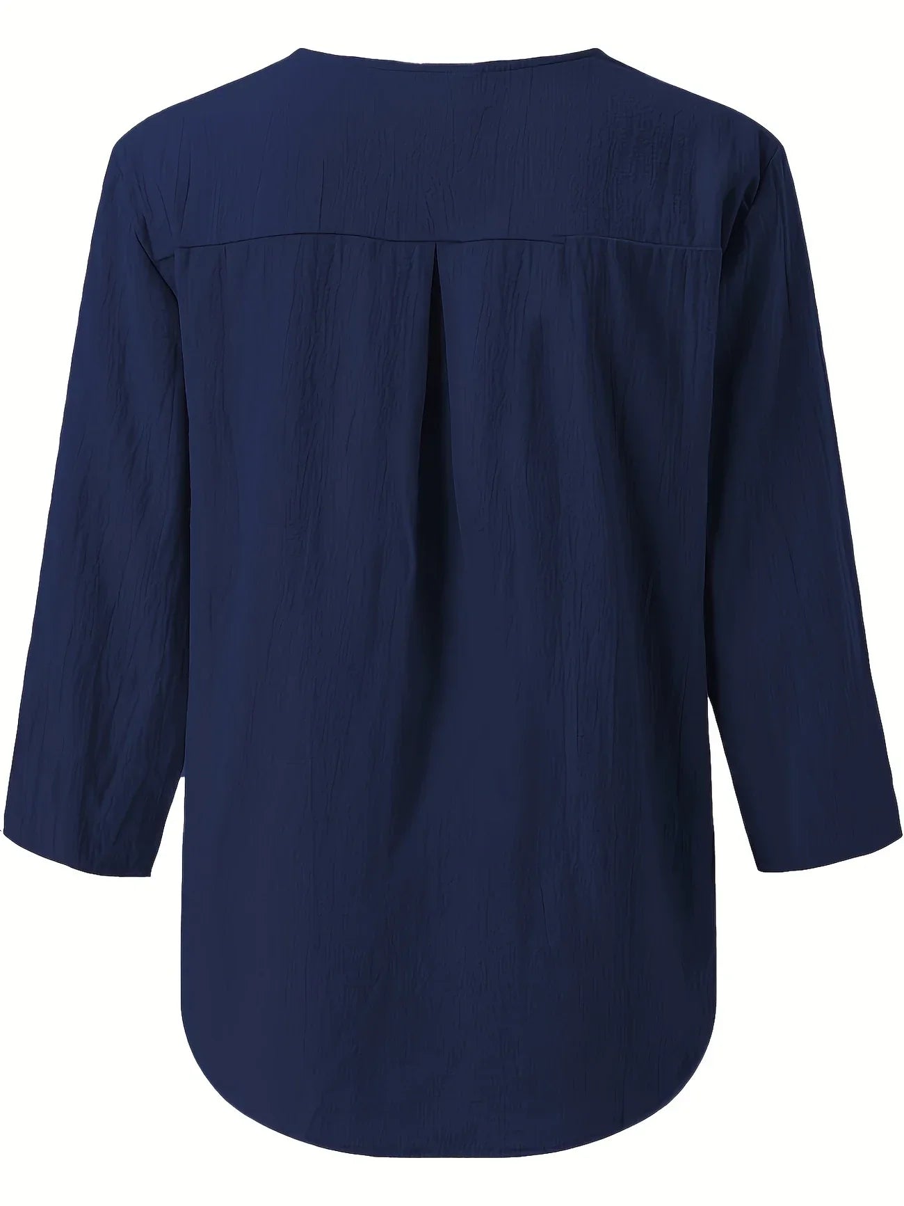 Mykaela – Chemise décontractée en coton et lin