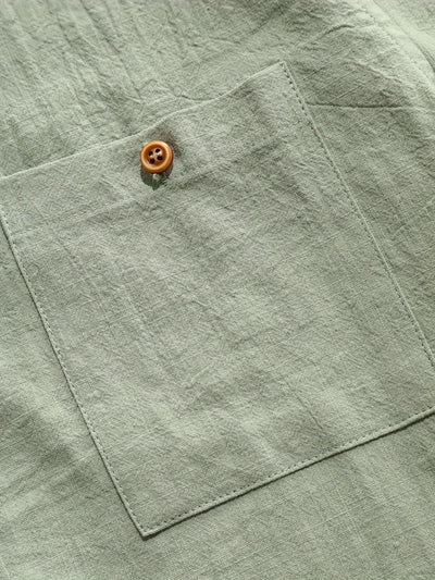 Tejada - Chemise en coton décontractée avec poche