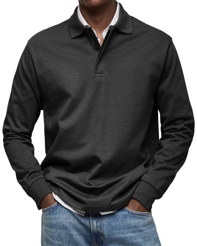 Alexandre™ | Polo décontracté à manches longues