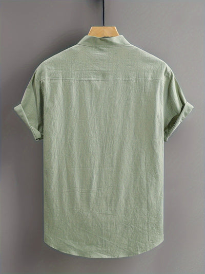 Tejada - Chemise en coton décontractée avec poche