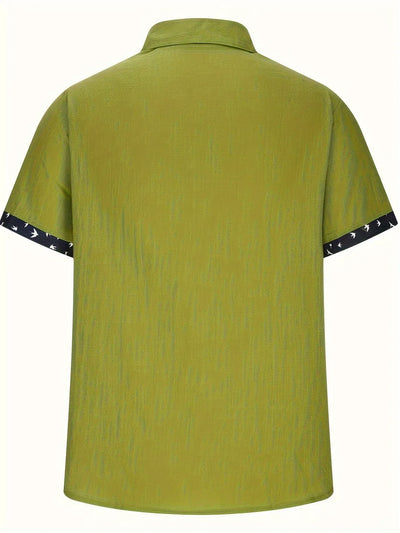 Trofim – Chemise Élégante et Mignonne avec Imprimés d'Oiseaux