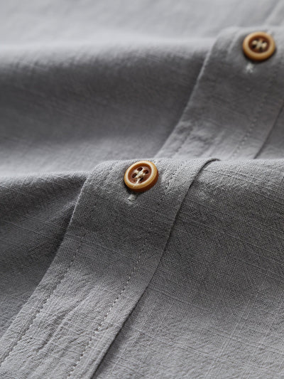 Tejada - Chemise en coton décontractée avec poche