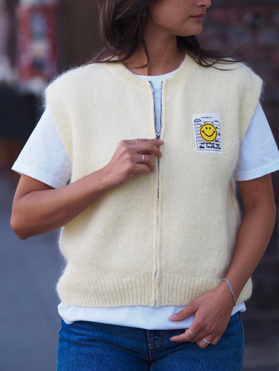 Gilet en mohair Smile, en différentes couleurs