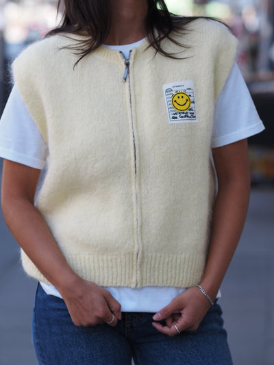 Gilet en mohair Smile, en différentes couleurs
