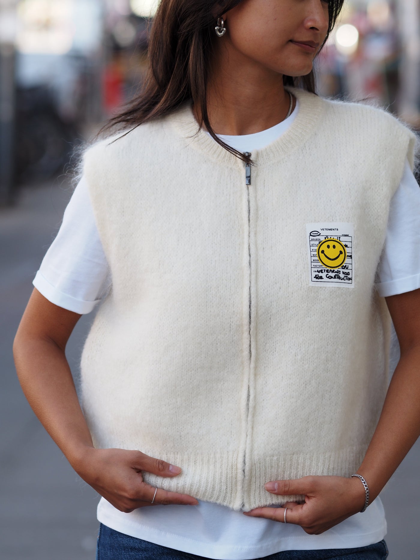 Gilet en mohair Smile, en différentes couleurs