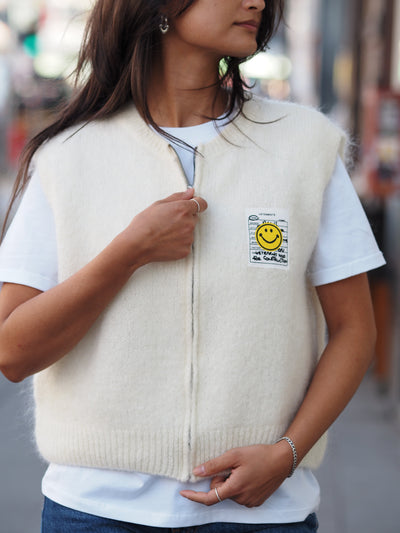 Gilet en mohair Smile, en différentes couleurs