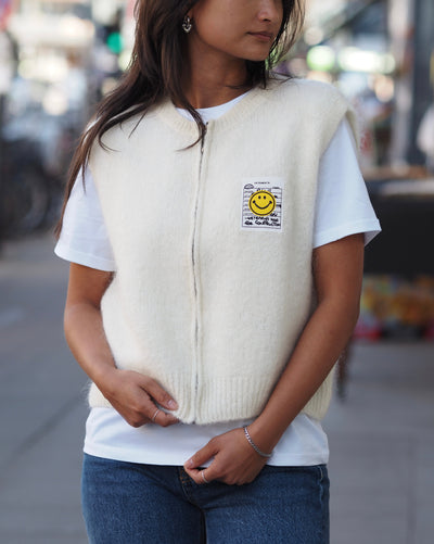 Gilet en mohair Smile, en différentes couleurs