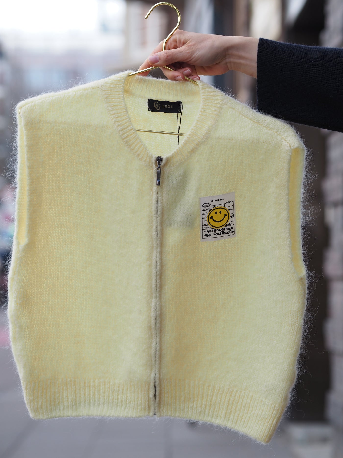 Gilet en mohair Smile, en différentes couleurs