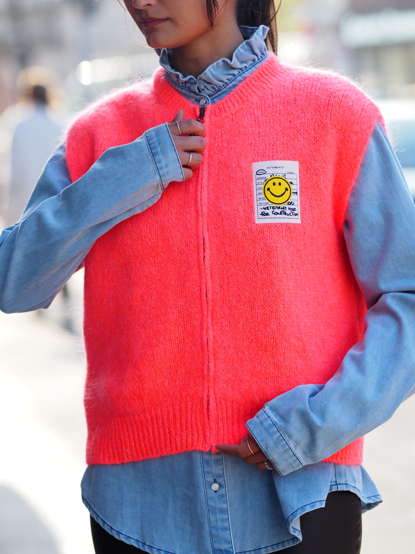 Gilet en mohair Smile, en différentes couleurs