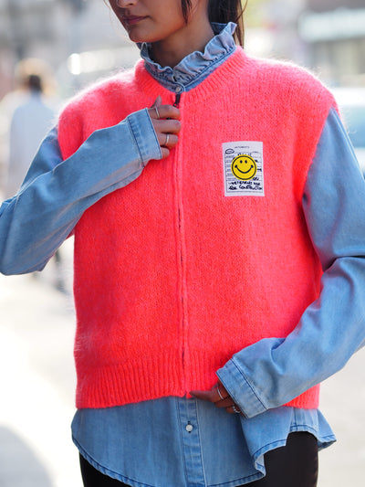 Gilet en mohair Smile, en différentes couleurs