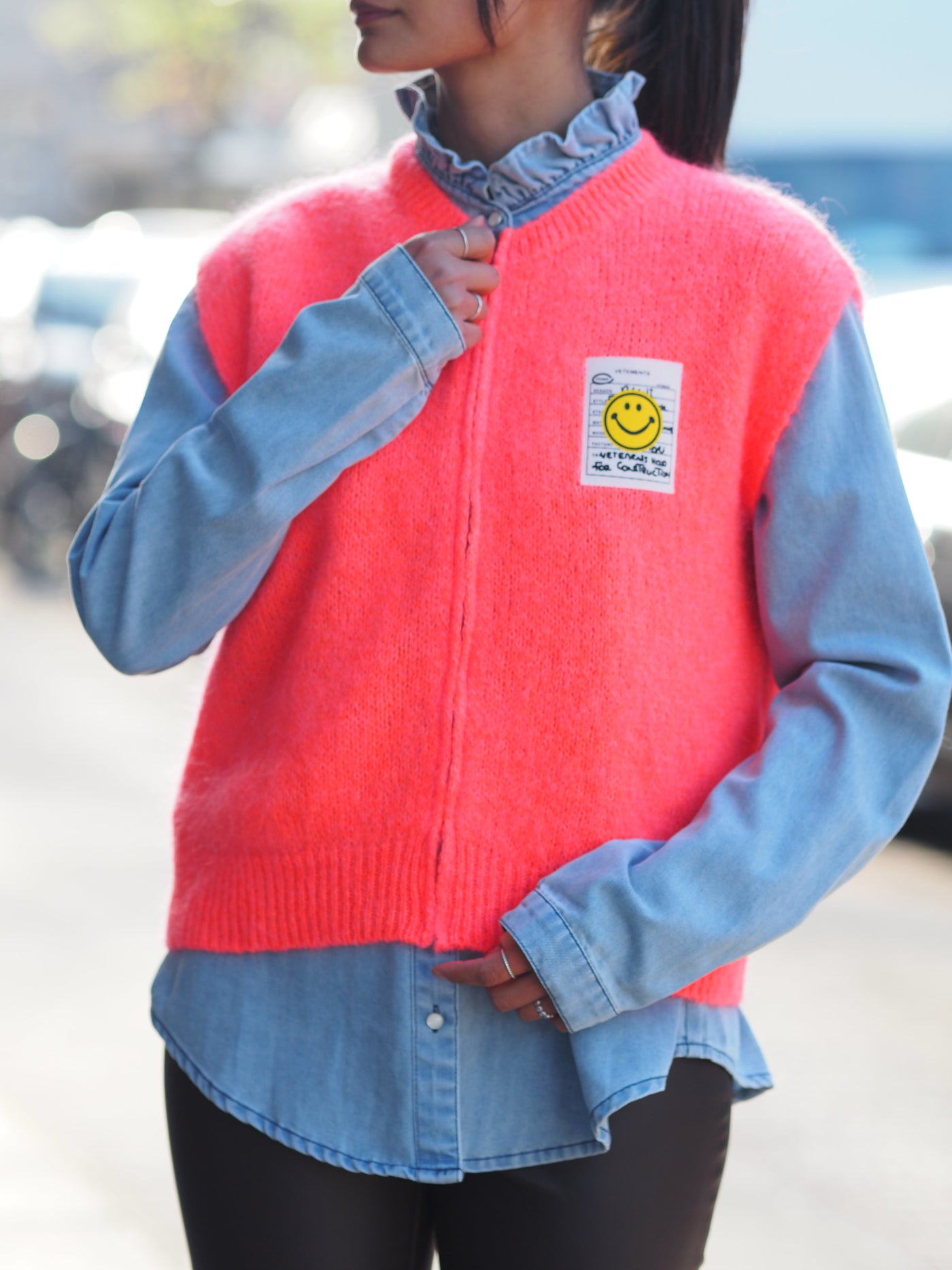 Gilet en mohair Smile, en différentes couleurs