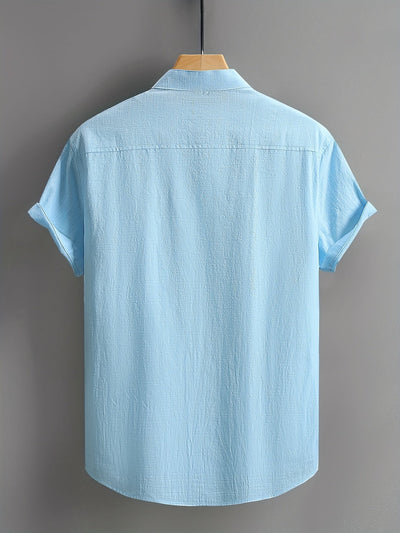 Tejada - Chemise en coton décontractée avec poche