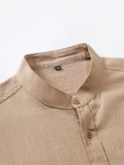 Tejada - Chemise en coton décontractée avec poche