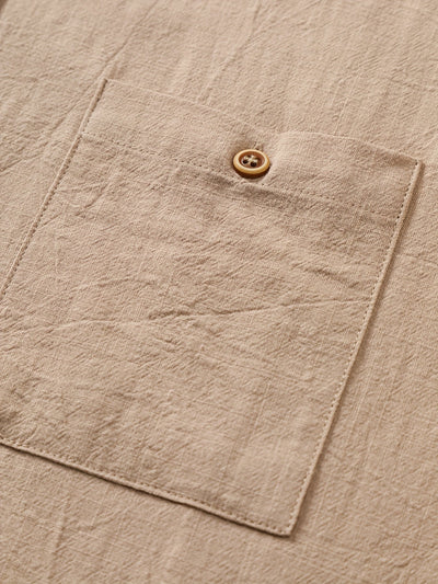 Tejada - Chemise en coton décontractée avec poche